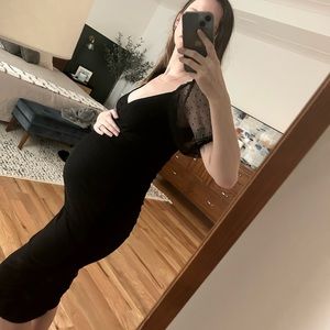 Asos midi maternity cocktail dress